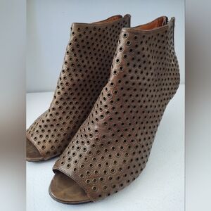 GIVENCHY PEEPS TOE BOOTIES